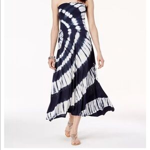 INC Ocean's Tale Tie-dyed Convertible Skir…